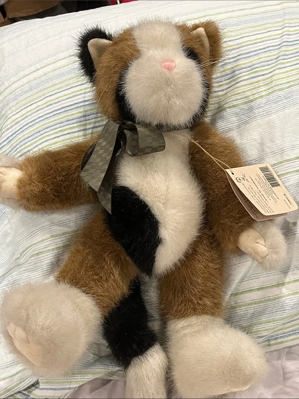 🧸NWT Boyds Bears Calico Cat Plush -Marmalade Sneakypuss  NOVELTY